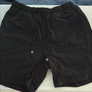 Men's Black Lined Fabletics Shorts